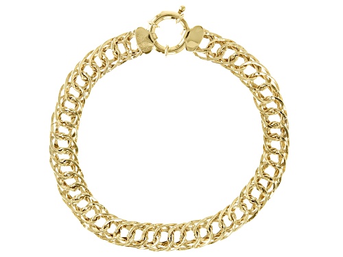 Photo of 10K Yellow Gold Woven Link 8 Inch Bracelet - Size 8