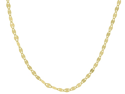 Photo of 10K Yellow Gold 1.9MM Flat Mirror Chain - Size 20