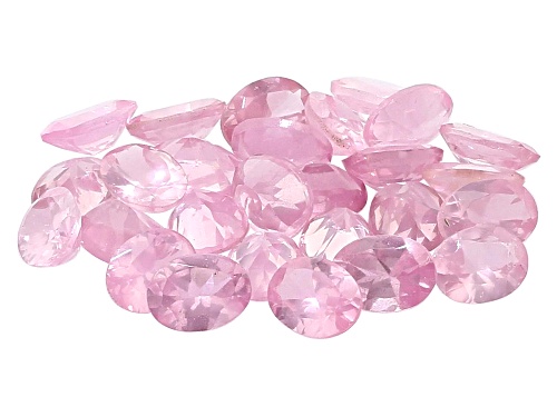 Photo of Parcel of Pink Spinel loose gemstones with a minimum of 25.00ctw mixed shapes and sizes.