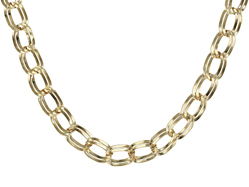 Photo of 10K HOLLOW CURB LINK CHAIN 22 INCH NECKLACE - Size 22
