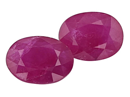 Photo of Kenya ruby 8x6mm Oval Shape Matched Pair with a minimum of 3.00ctw