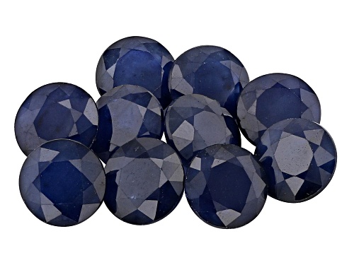 Photo of Sapphire 7.00mm Round Set of 10 with a minimum of 15.00ctw