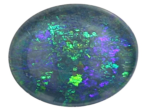 Photo of Opal triplet 10x8 oval cabochon with a minimum of 1.50 ctw.