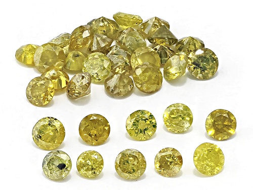 Photo of PARCEL YELLOW DIAMOND ROUND 1.8 FULL CUT WITH A MINIMUM OF 1 CTW.