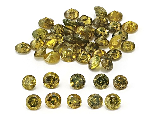 Photo of PARCEL YELLOW DIAMOND ROUND 1.6 FULL CUT WITH A MINIMUM OF 1 CTW.