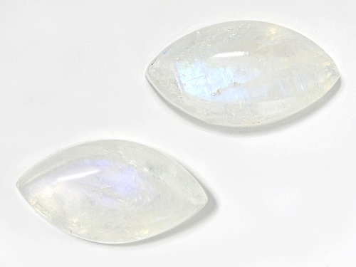 Photo of Rainbow Moonstone Marquise 18x10 Cabochon With Minimum Carat Weight 5.90ctw