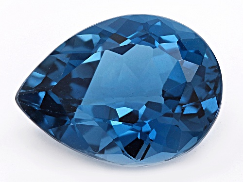 LONDON BLUE TOPAZ PEAR 16X12 FACETED SINGLE WITH A MINIMUM OF 10.00 CTW.