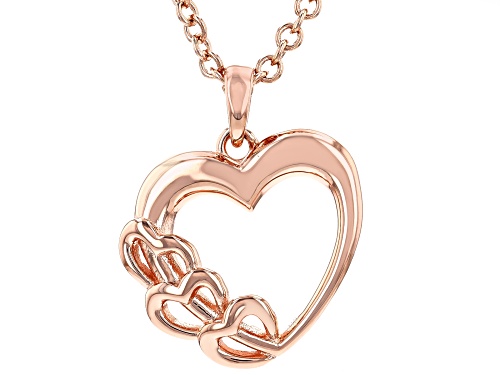 Photo of 18K Rose Gold Over Brass Pendant with chain