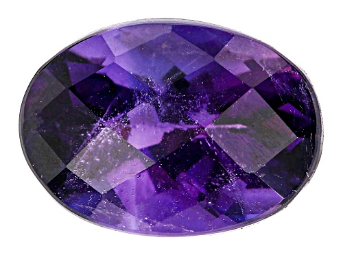 Photo of Purple Amethyst 14X10mm Oval Faceted Cut Gemstone 5.00Ct