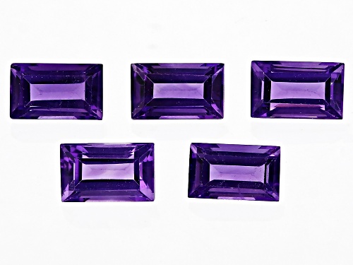Photo of Amethyst Loose Gemstone Set Of 5, 1.25Ctw Minimum