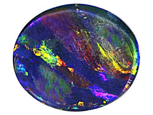 Multi-Color Australian Opal Triplet 14x12mm Oval Cabochon Cut Gemstone 3.00Ct