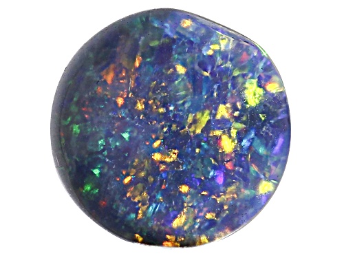 Multi-Color Australian Opal Triplet 12mm Round Ball Cut Gemstone 10.50Ct
