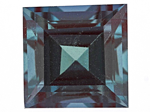 Photo of Lab Created Alexandrite Loose Gemstone Square 7mm Single, 2Ctw Minimum