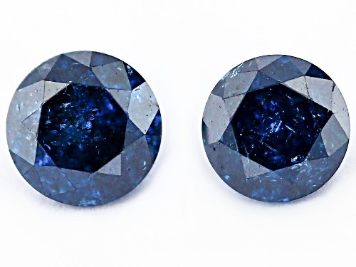 Photo of Blue Diamond Loose Gemstones Match Pair  0.30CTW Minimum