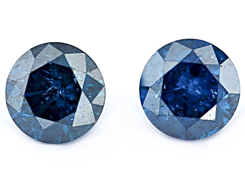 Photo of Blue Diamond Match Pair Loose Gemstone  0.25 CTW Minimum