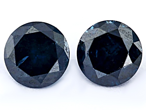 Blue Diamond Match Pair Loose Gemstone  0.5 CTW Minimum
