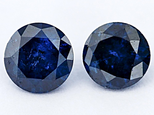 Photo of Blue Diamond Match Pair Loose Gemstone  0.3 CTW Minimum