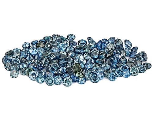 Photo of Blue Diamond 0.90mm-1mm Round Full Cut Gemstone Parcel 0.50Ctw