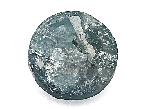 Photo of Blue Diamond 5.70mm Round Checkerboard Cut Gemstone 0.90Ct
