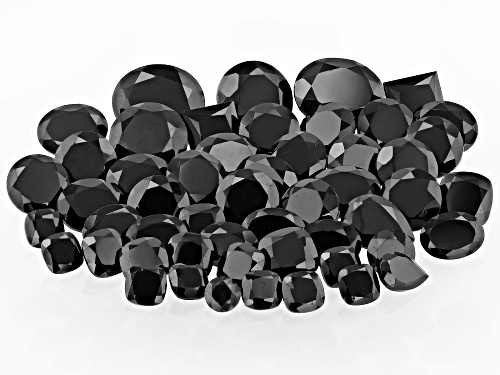 Black Spinel Mixed Shape Gemstone Parcel 100ctw