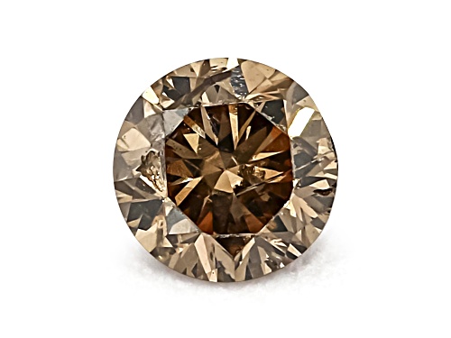 Photo of Champagne Diamond 3.00mm Round Full Cut Gemstone 0.10Ct