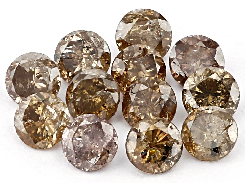 Photo of Champagne diamond Loose Gemstone Parcel  1  CTW Minimum