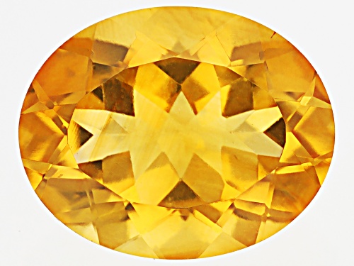 Yellow Citrine 10x8mm Oval Faceted cut Gemstone 2CT