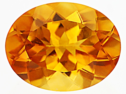Photo of Yellow Citrine 9x7mm Oval Faceted cut Gemstone 1.50CT