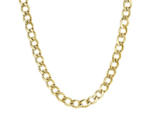 Copper Nickel 7MM*60CM Gold tone Necklace