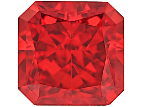 Red Cubic Zirconia 12mm Octagon Fancy Cut Gemstone 19.50Ct