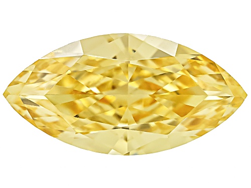 Photo of Yellow Cubic Zirconia 18X9mm Marquise Fancy Cut Gemstone 12.00Ct
