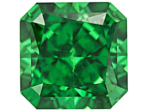 Green Cubic Zirconia 10mm Octagon Fancy Cut Gemstone 10.50Ct