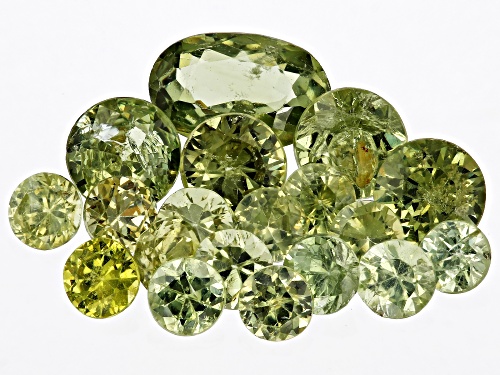 Demantoid Loose Gemstone Mixed Shapes Parcel, 2.50CTW Minimum