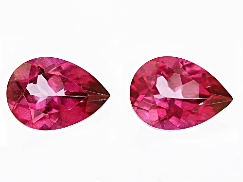 Pink Danburite loose Gemstone Pear 7x5mm Match Pair, 1.25Ctw Minimum