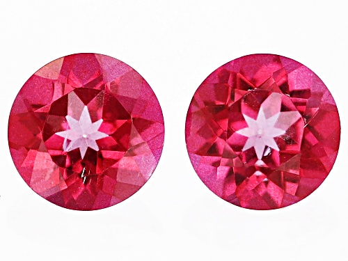Photo of Pink Danburite Loose Gemstone Round 5mm Match Pair, 0.80Ctw Minimum