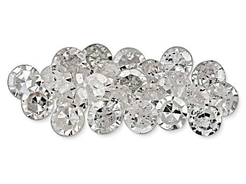 White Diamond 1.20mm Round Single Cut Gemstone Parcel 0.50Ctw