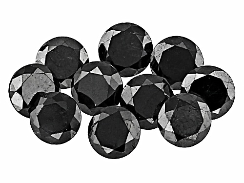 Photo of Black Diamond 1.80mm-1.90mm Round Single Cut Gemstone Parcel 0.30Ctw