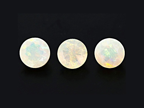 Photo of Ethiopian Opal  Loose Gemstones Set Of 3 1.25CTW Minimum