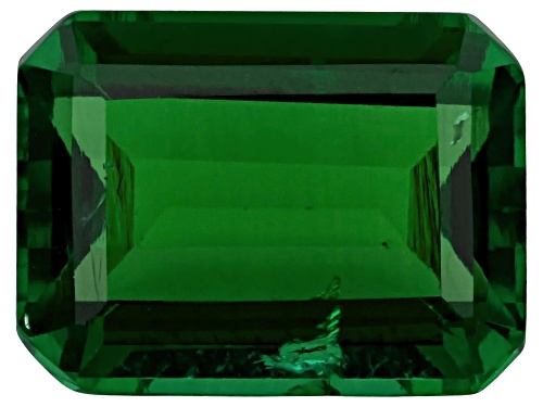 Lab Created Emerald Loose Gemstone Octagon 8x6mm Single, 1.25CTW Minimum