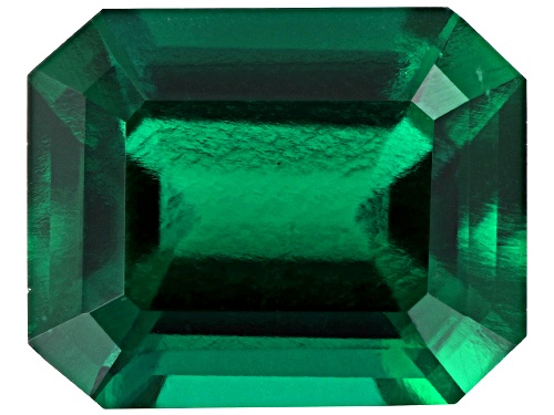Lab Created Emerald Loose Gemstone Octagon 10x8mm Single, 2.25CTW Minimum