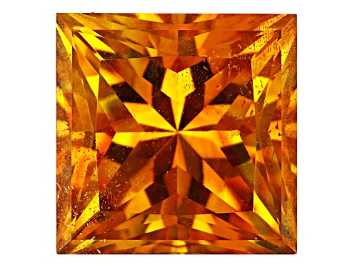 Photo of Orange Sphalerite 9mm Square Princess Cut Gemstone 5.70ct