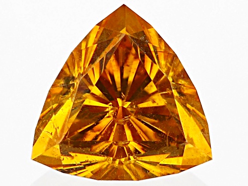 Photo of Yellow Sphalerite 5mm Trillion Faceted Cut Gemstone 0.50ct