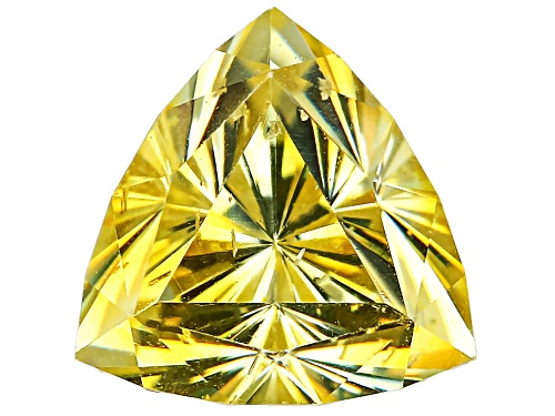 Yellow Sphalerite 5.5mm Trillion Faceted Cut Gemstone 0.80ct