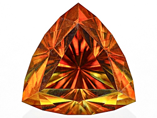 Photo of Multi Color Sphalerite 8.5mm Trillion Faceted Cut Gemstone 3ct