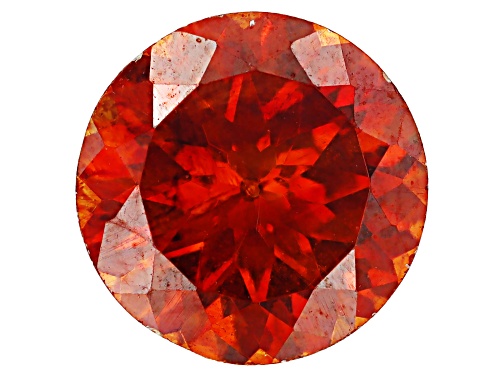 Photo of Red Sphalerite 7mm Round Fancy Cut Gemstone 1.50ct
