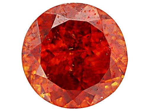 Photo of Red Sphalerite 8mm Round Fancy Cut Gemstone 2ct