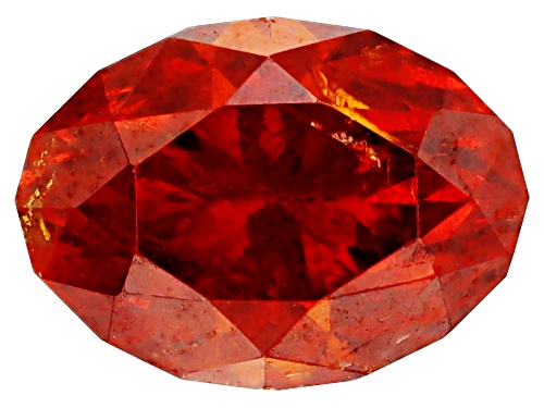 Photo of Orange Sphalerite 5.5X4mm Oval Fancy Cut Gemstone 0.60ct