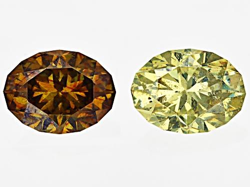 Photo of Multi-Color Sphalerite 6.5x5mm Oval Fancy Cut Gemstones Set of 2 1.50CTW