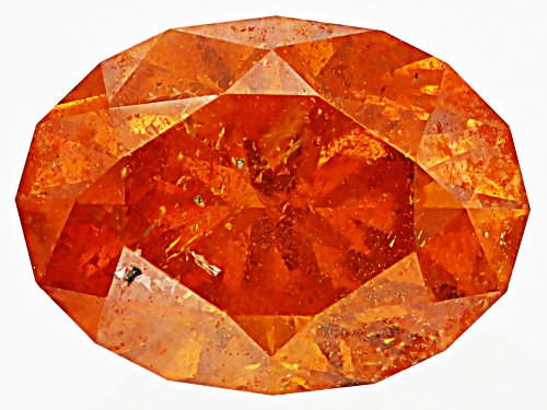 Orange Sphalerite 7x5mm Oval Fancy Cut Gemstone 1.20ct