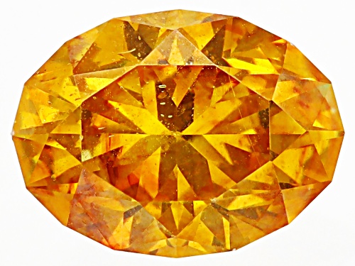 Photo of Yellow Sphalerite 7x5mm Oval Fancy Cut Gemstone 1ct